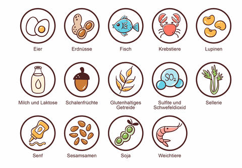 Nahrungsmittelallergie: die 14 Allergene - © insemar/stock.adobe.com_adaptiert