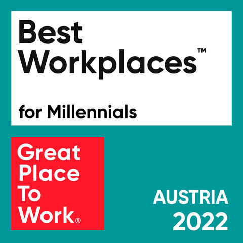 Best Workplaces for Millennials Austria 2022 – © Great Place to Work