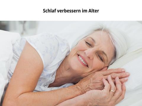Schlaf verbessern im Alter - © Canva