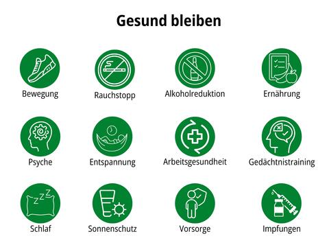 Gesund bleiben: 12 Tipps - © Canva