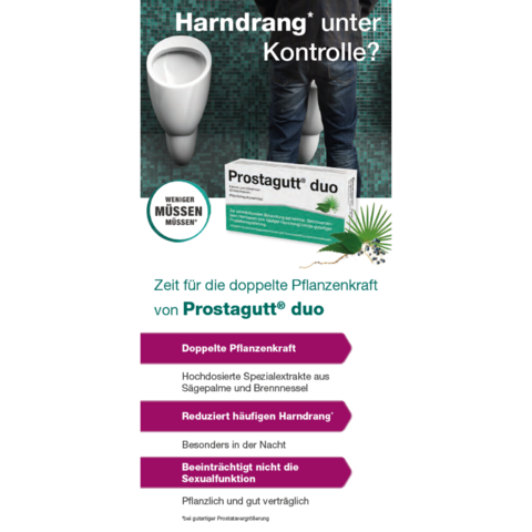 Ratgeber Harndrang Prostagutt Duo