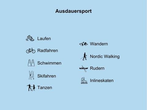 Arten von Ausdauersport – © Canva