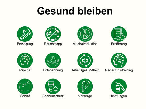 Gesund bleiben: 12 Tipps - © Canva