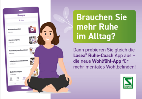 Lasea Ruhe Coach App - © Schwabe