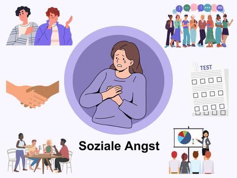Soziale Angst (soziale Phobie) - © Canva