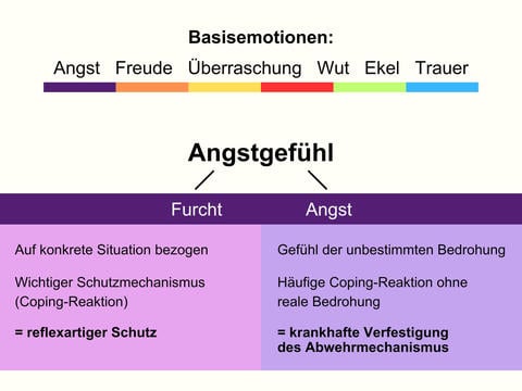 Angst zählt zu den Basisemotionen und unterscheidet sich zur Furcht - © Canva