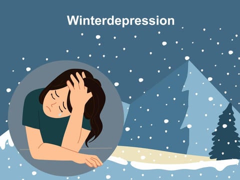 So unterscheidet sich eine Winterdepression von einem einfachen Winterblues – © Canva