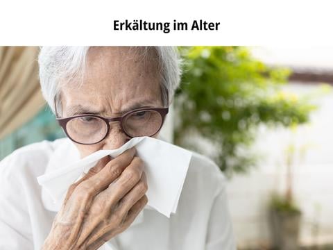 Erkältung im Alter  - © Canva
