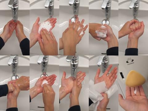 Wie man sich richtig die Hände wäscht - © Schwabe Austria