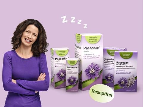 Passedan® ist ein rezeptfreies Arzneimittel bei Schlafproblemen