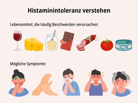 Histaminintoleranz verstehen: Lebensmittel und Symptome - © Canva