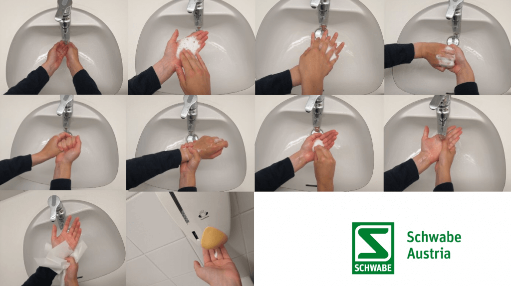 Hände richtig waschen - © Schwabe