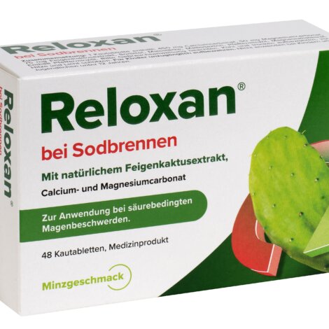 Reloxan® hilft bei Sodbrennen - Reloxan® Kautabletten 48 Stk