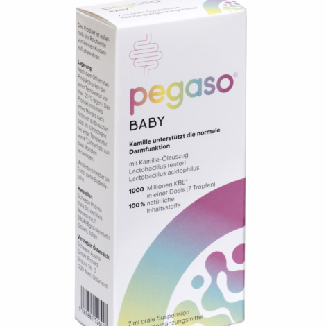 pegaso® Baby – unterstützt Ihr Baby bei Bauchweh - pegaso® Baby 7ml orale Suspension - © Brigitte Gradwohl